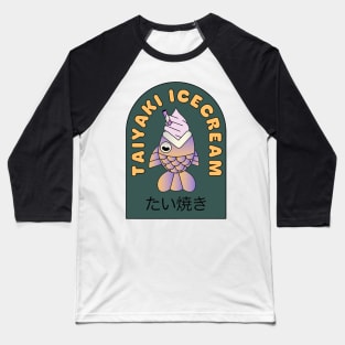 Taiyaki Ice cream Baseball T-Shirt